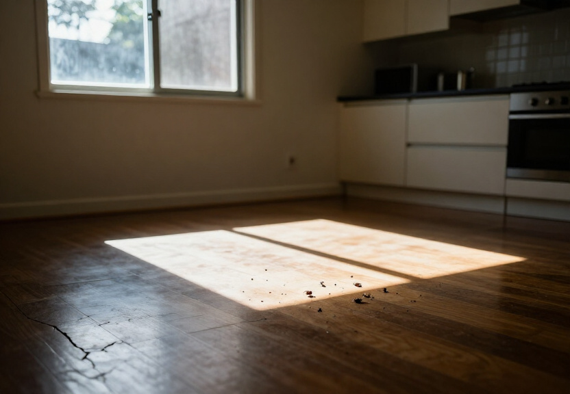 Ant trail in Abbotsford living room before treatment